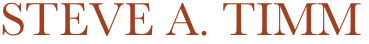 STEVE A. TIMM